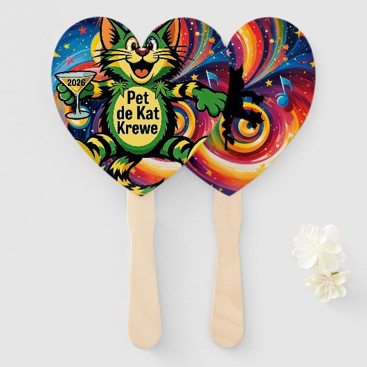 PDK Fans Handwaaier (Voorkant en achterkant)