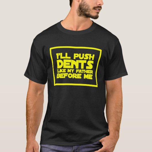 PDR. Ik zal denten zoals mijn vader duwen. T-shirt (Voorkant)