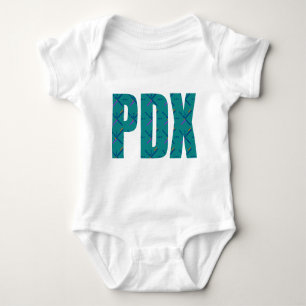 PDX Letters Portland Airport Carpet Romper