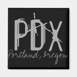 PDX Portland Airport Code Magneet