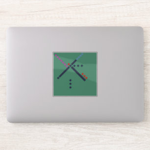 PDX tapijt (oude stijl) Sticker