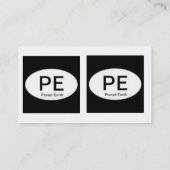 PE - carte de visite de la terre de planète (Dos)