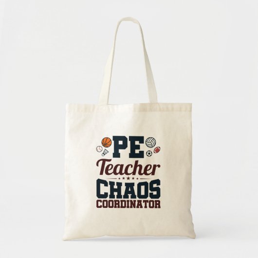 PE-coördinator leerstoel Tote Bag (Voorkant)