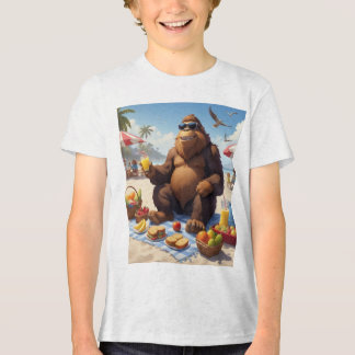 Pé Grande, Pés na Areia Tri-Blend Shirt