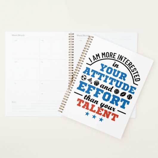 PE Leraar Fysieke Onderwijs Aanwezigheidsgraad Planner (Display)