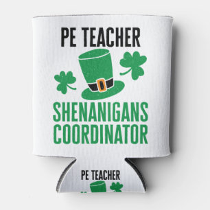 PE-leraar Shenanigans Coordinator St Patricks Day Blikjeskoeler