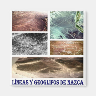 PE - Peru-Nazca Lines en Geoglyphs-I Love Collage Magneet