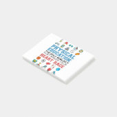 PE Teacher Phys Gym Coach Heart Race Post-it® Notes (Schuin)