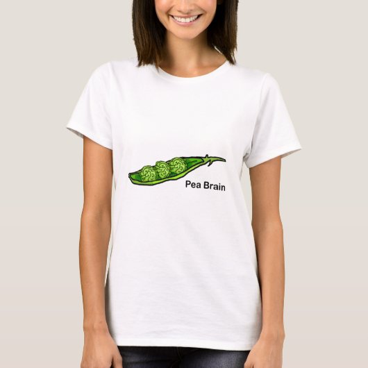 Pea Brain T-shirt (Voorkant)