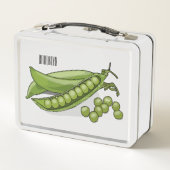 Pea cartoon illustratie (Achterkant)