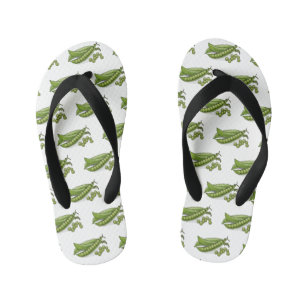 Pea cartoon illustratie kinder teenslippers