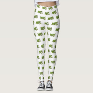 Pea cartoon illustratie leggings