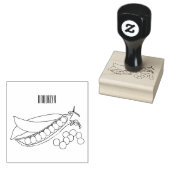 Pea cartoon illustratie 	rubberstempel (Gestempeld)