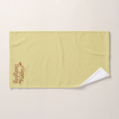 Pea Green Happy Thanksgiving Bad Handdoek (Handdoek)