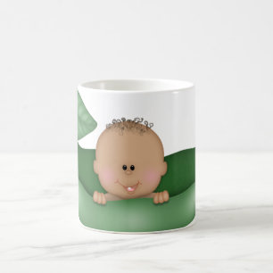 PEA IN POD African American Baby shower Mug Cup