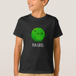 Pea-lates Funny Pilates Pea Pun Dark BG T-shirt
