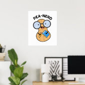 Pea-nerd Grappige Nerd Pinda Pun Poster (Thuiskantoor)