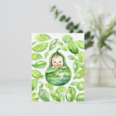 Pea Pod Preciété Faire-part de naissance (Debout devant)