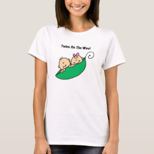 Pea Pod Twins on the Way T-shirt