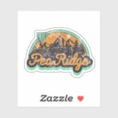 Pea Ridge, Arkansas Sticker (Vel)
