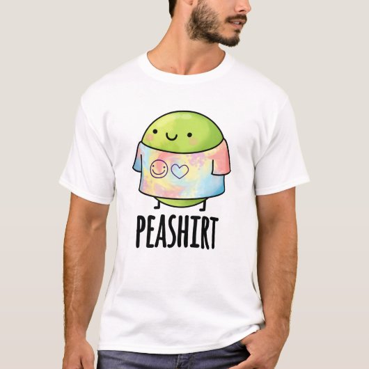 Pea Shirt Funny Veggie Pea TShirt Pun (Voorkant)