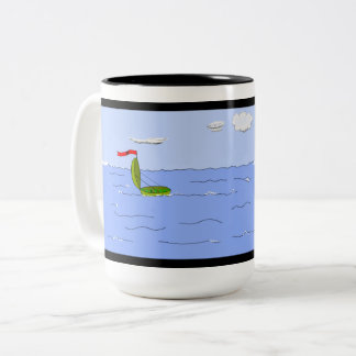 Pea-Voyage I Tweekleurige Koffiemok