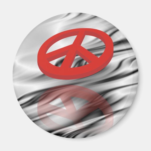 Peace 3D / reflexen Magneet (Voorkant)