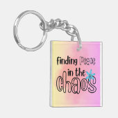 Peace Acrylic Sleutelhanger (Voorkant Links)