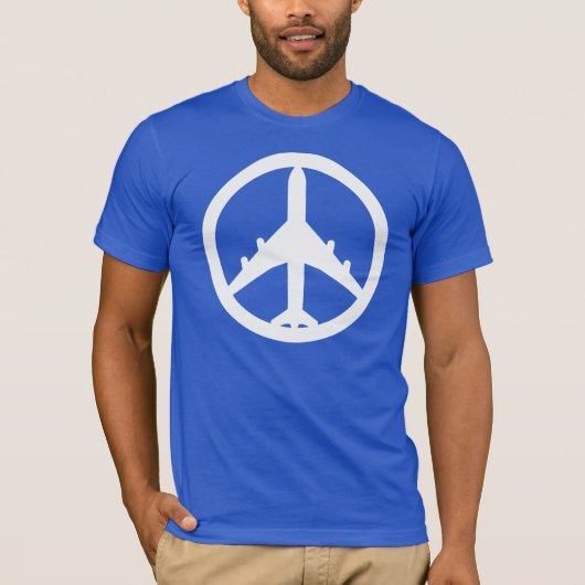 Peace Airplane T-shirt (Voorkant)