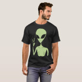 Peace Alien T-shirt (Voorkant volledig)