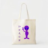 Peace Alien Tote Bag (Voorkant)