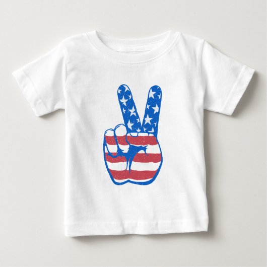 Peace American Flag Pattern (Voorkant)