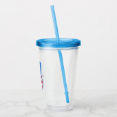 Peace American Flag Pattern Acryl Drinkbeker (Links)