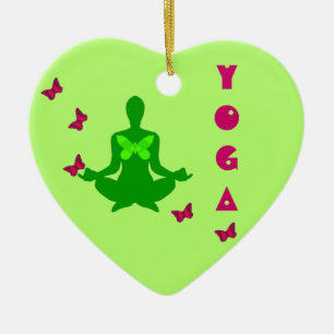 Peace and Butterfly - Ornements de Yoga