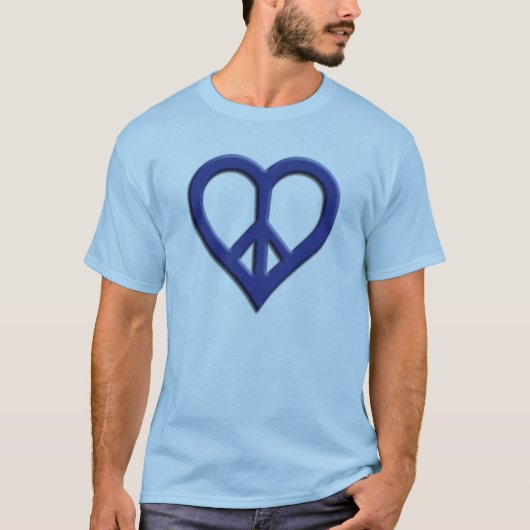 Peace and Love Basic T-shirt (Voorkant)