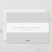 Peace and Love Carte photo de vacances (Dos)