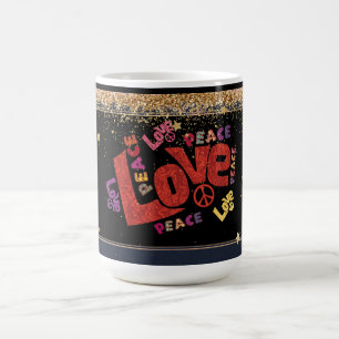 Peace and Love Mashup Koffiemok