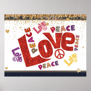 Peace and Love Mashup Poster