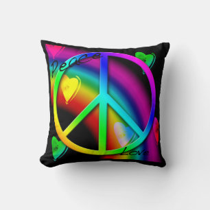 Peace and Love Pillow Kussen