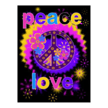 Peace and Love Poster