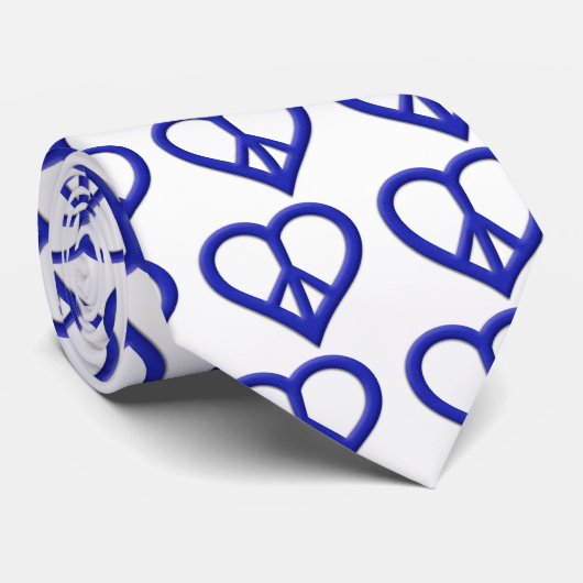 Peace and Love Stropdas (Opgerold)