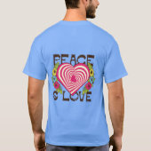 Peace and Love T-Shirt (Achterkant)
