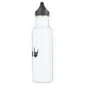 Peace and Roll Skeleton Hands Classic Waterfles (Rechts)