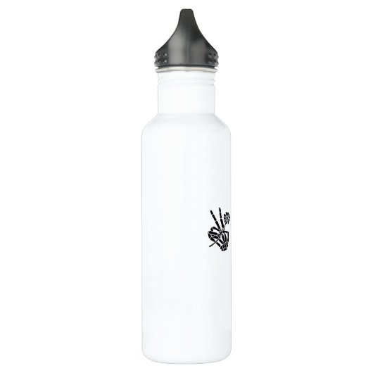 Peace and Roll Skeleton Hands Classic Waterfles (Links)