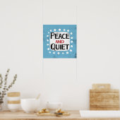 Peace And Tranquille Poster Wall Art (Cuisine)