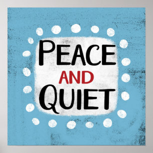 Peace And Tranquille Poster Wall Art