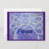 Peace Angel-Briefkaart Briefkaart (Voorkant / Achterkant)