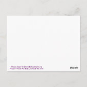 Peace Angel-Briefkaart Briefkaart (Achterkant)