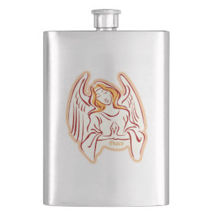 Peace Angel Flask Heupfles
