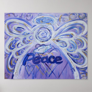 Peace Angel Inspirerend Art Print Poster